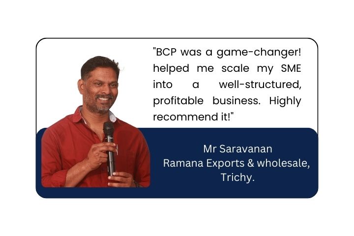 Mr Saravanan, Ramana Exports & wholesale, Trichy